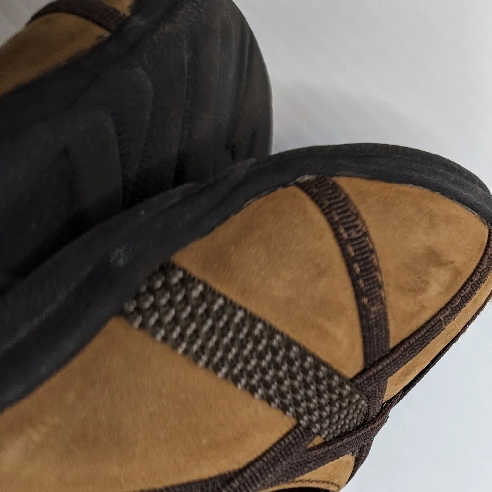 Clark's women's comfort brown suede slipon‎ flats shoes size 7